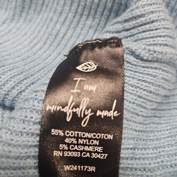 Blue V-Neck Sweater - Picture 6 of 15